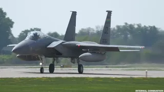 F-15 Eagle Arrival at Oshkosh Airventure 2021