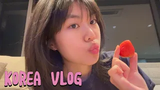 korea vlog | cafe hopping, lotte world, personal color matching, gwangjang market