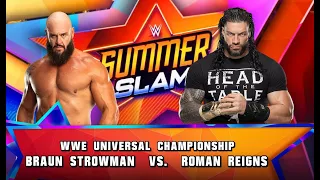 Roman  Reigns vs Braun Strowman at Summer Slam || WWE || WWE2K23