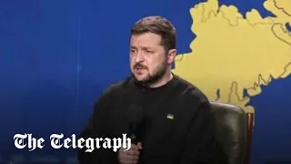 In full: Ukrainian President Zelensky speaks to media | English translation