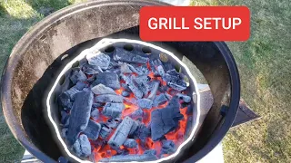 How to set up Weber Smokey Mountain for grilling