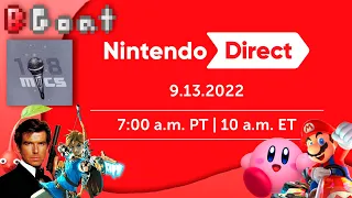 Nintendo Direct 09.13.2022 Reaction w/ Friends! || BGoat VODs