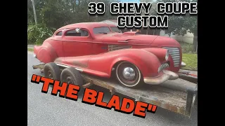 39 CHEVY COUPE CUSTOM; OUR NEW PROJECT ARRIVES