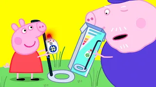 Peppa Pig Uses a Metal Detector To Find Georges Key! 🐷🗝