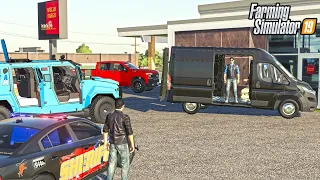 BANK ROBBERS STEALS ARMORED CAR! | FARMING SIMULATOR 2019