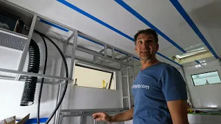 The best way to attach cabinets to composite campers