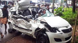 Latest Car Accident of Maruti Suzuki Swift in India - Road - Crash - Compilation - 2016 - 2017