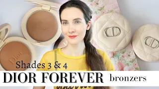 Dior FOREVER Natural Bronze Shades 3 & 4 | Swatches | Demo | Review