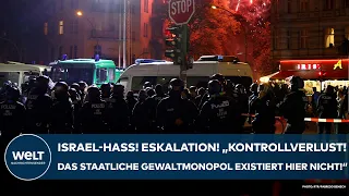 ISRAEL-HASS: "Es ist ein Kontrollverlust! Das staatliche Gewaltmonopol existiert hier nicht!“