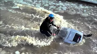 Snowmobile Water Skipping - Something Special from Wisconsin