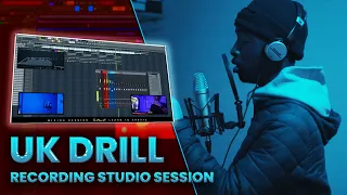 UK Drill Vocal Recording Studio Session [2/3] (FL Studio 20)