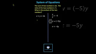 Math Challenge: Given the Sum and Ratio of Two Numbers, Determine the Product of the Two Numbers