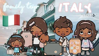 Family trip to ITALY 🇮🇹!! *voiced 🔊* 🐚🫧