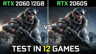 RTX 2060 12GB vs RTX 2060 SUPER | Test in 12 New Games | 2022