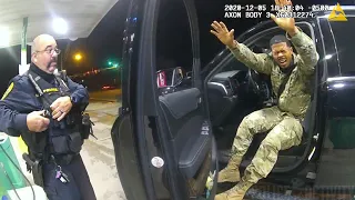Bodycam Footage Of Virginia Cops Drawing Guns And Spraying Army Lieutenant During Traffic Stop