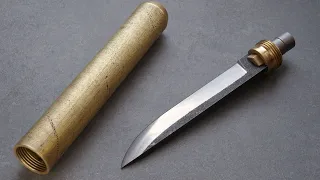 Knife Making - Hidden Tube Knife