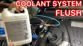 Mercedes coolant flush | Mercedes s550 coolant change | antifreeze flush | #m278 | josecitomarin