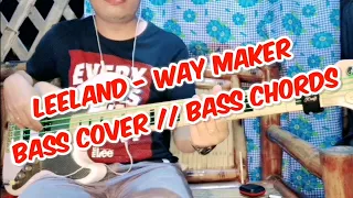 Leeland - Way Maker Bass Cover // Bass Chords