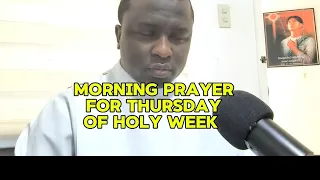 Morning Prayer for Holy Thursday. Morning prayer to Start your day March 28 2024