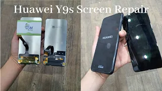 Huawei Y9s 2020  Restoration Touch Glass / Rebuild broken  Lcd Screen Touch Replacement - GSM GUIDE