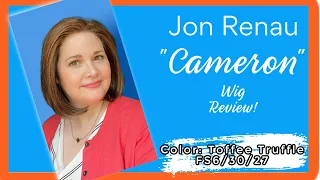 CAMERON Wig from Jon Renau Review! | FS6/30/27 Toffee Truffle | #wigwednesday