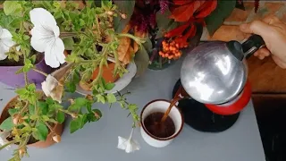 Славянск, 1 октября 2022. Всем доброе утро и вкусного кофе☕