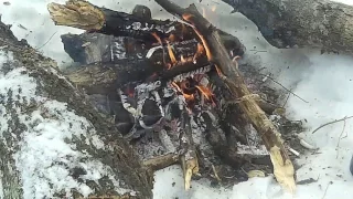 Поход в лесок. Индейская свеча. Тоска по рыбалке)))