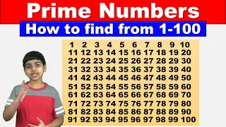 How to find Prime Numbers between 1 and 100 | Math Tips and Tricks