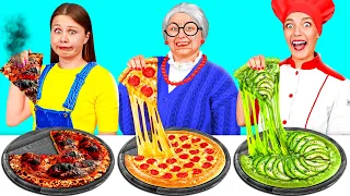 Défi De Cuisine Moi vs Grand-Mère | Situations Alimentaires Amusantes par Fun Teen
