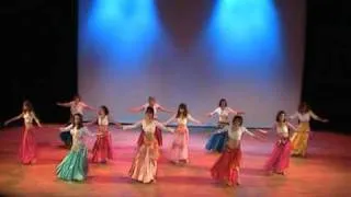 Spectacle Danse Orientale (choré 1ère année), juin 2009