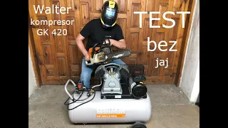 Jaki kompresor kupić Test wydajności kompresora Walter GK 420 2.2/100 sprężarka tłokowa zbiornik 100