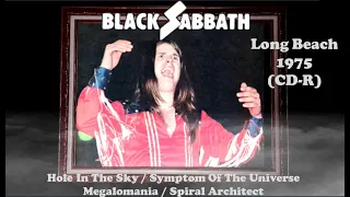 Black Sabbath -  Hole In The Sky / Symptom Of The Universe and more...Long Beach Arena 1975 (CD-R)