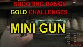 Grand Theft Auto V - Shooting Range - Heavy - Mini Gun - Gold Medal Challenges