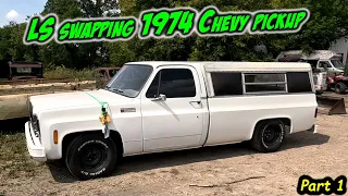 New Project! Pulling parts to LS swap a '74 Chevy pickup