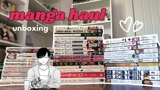 manga haul & unboxing 💮 | February [35+ volumes]