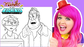 Coloring The Mitchells vs the Machines | Linda & Rick