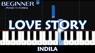 Indila - Love Story (Beginner Piano Tutorial)