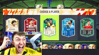 99 RATED!! - RAREST CARD EVER IN A 195 FUT DRAFT!! (FIFA 22)