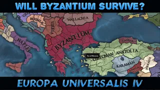 EU4 but Byzantium starts with little help (AI Only Timelapse)