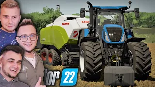 Nowa Prasa do Kostek 😱 Żniwa, Prasowanie Słomy, Wywóz Świń & Zboża 🌱 "od Zera,do Farmera" #204 😱 MST