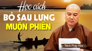 Muốn Có Cuộc Sống Thảnh Thơi, Bỏ Sau Lưng Phiền Muộn Khổ Đau (CỰC HAY) | Thầy Thích Pháp Hòa