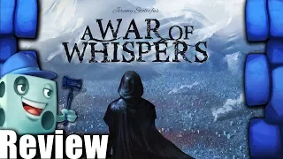A War of Whispers Review - with Tom Vasel