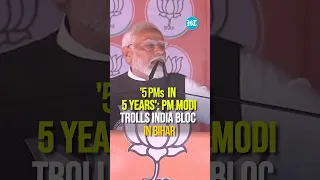 '5 PMs In 5 Years': PM Modi Trolls INDIA Bloc In Bihar | #LokSabhaPolls