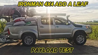 IRONMAN 4X4 ADD A LEAF 1400KG PAYLOAD TEST