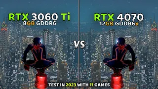 RTX 3060 Ti vs RTX 4070 - Test In 2023🔥 | How Big Is The Difference? | 10 Games Tested at 1440P