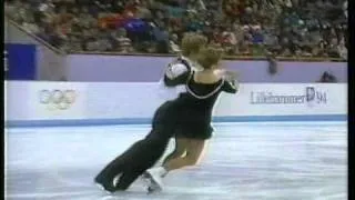 Torvill & Dean (GBR) - 1994 Lillehammer, Ice Dancing, Compulsory Dance No. 2 (US, CBS)