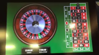 £100 spins Roulette good run on numbers, maximum bet at William Hill (Gambling will ruin your life!)