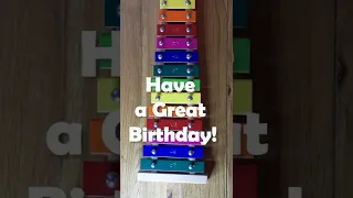 How to play Happy Birthday Song - Xylophone Tutorial #shorts