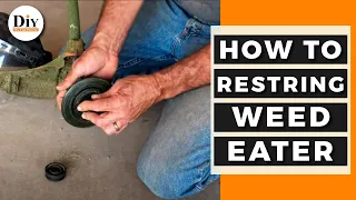 EASIEST WAY TO STRING YOUR WEED EATER | How to String Your Weed Wacker