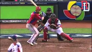 Puerto Rico Vs Republica Dominicana 0 - 3 Final Campeones Del Classico Mundial Angel Pagan Ponche